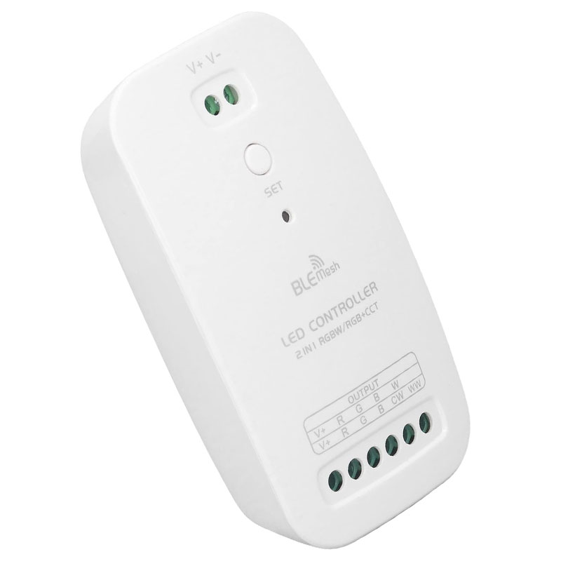 Bluetooth RGBW/RGB+Tunable White LED Controller - Smartphone Compatible - 5 Amps/Channel - LF-BL-A2