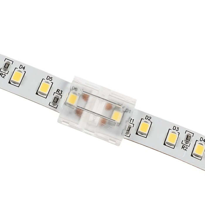 Solderless Clamp-On Butt Connector - 10mm Single Color LED Strip Lights