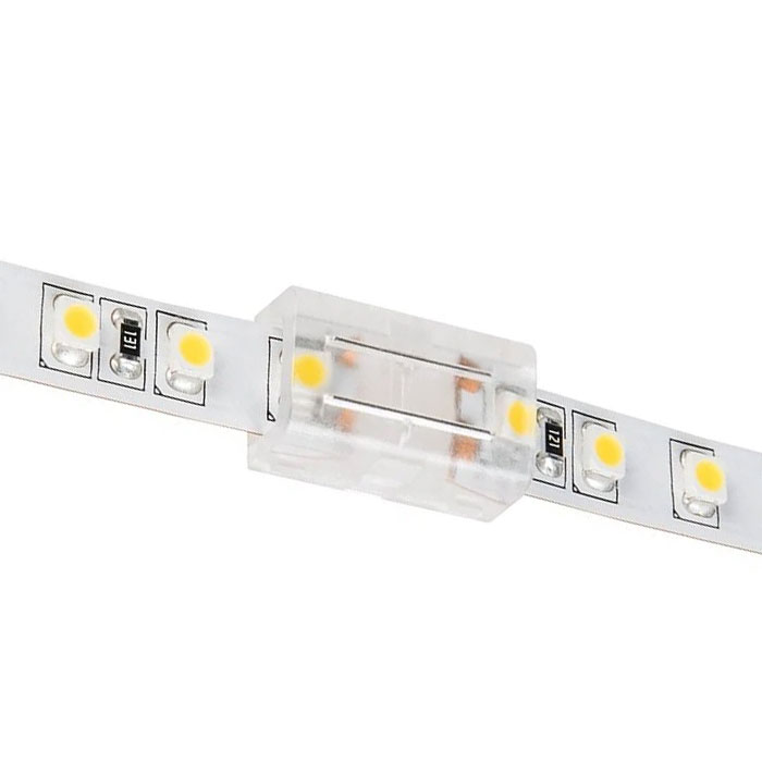 Solderless Clamp-On Butt Connector - 8mm Single Color LED Strip Lights