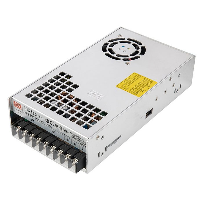 Mean Well LED Switching Power Supply - SE Series 450-600W Enclosed Power Supply - 36V DC