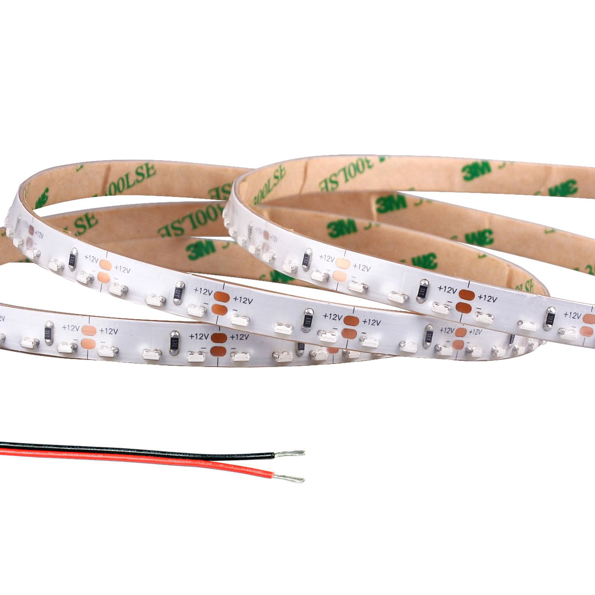 5m White LED Side Emitting Strip Light - 24V - IP20