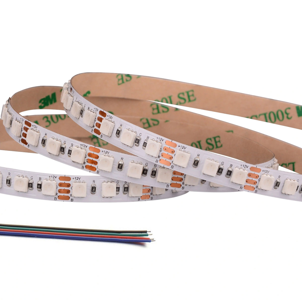 5m RGB High Density LED Strip Light - Color-Changing LED Tape Light - 24V - IP20 - RGB - 196.9in (16.40ft)